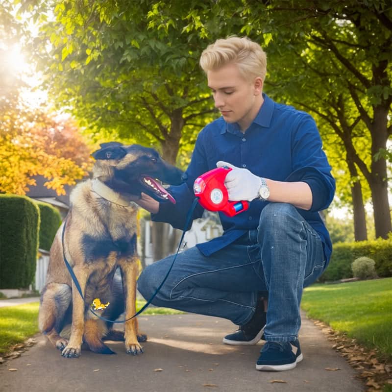 BRIGHTSTRIDE – Guinzaglio LED per cani con torcia integrata per passeggiate sicure