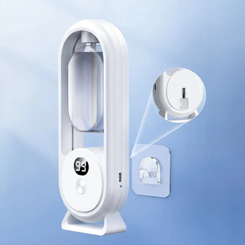 SCENTORA – Dispositivo di profumazione da parete ricaricabile con erogazione a intervallo e display