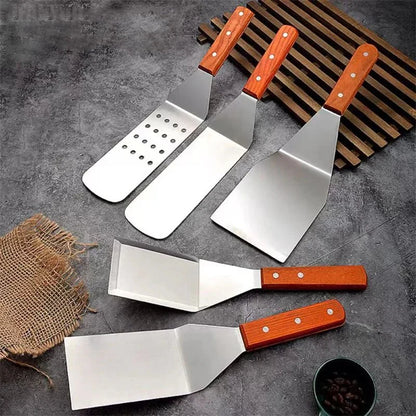 STEELFLIP – Spatola per griglia in acciaio inossidabile per BBQ e cucina