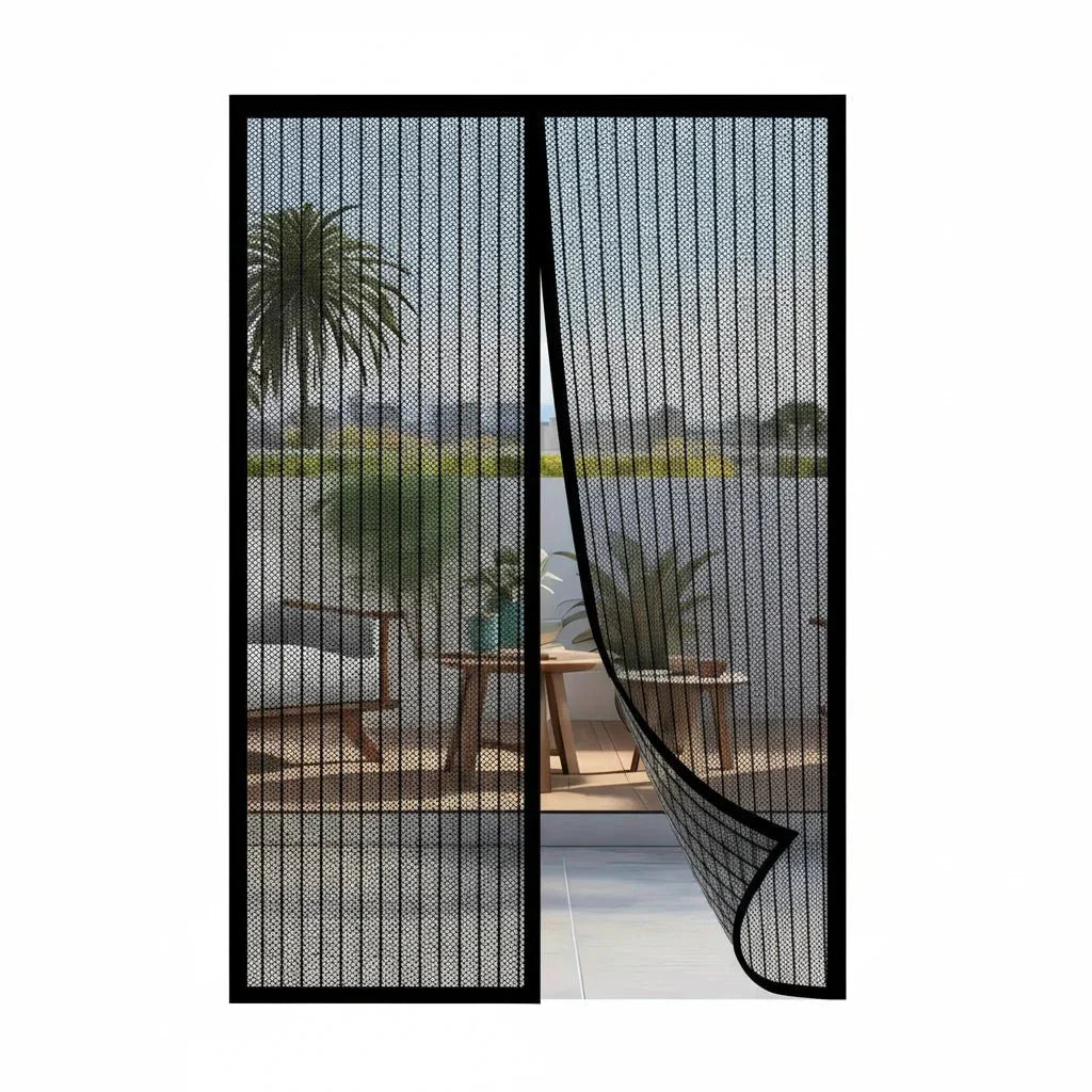 BREEZEMESH – Tenda a rete magnetica per porta senza mani
