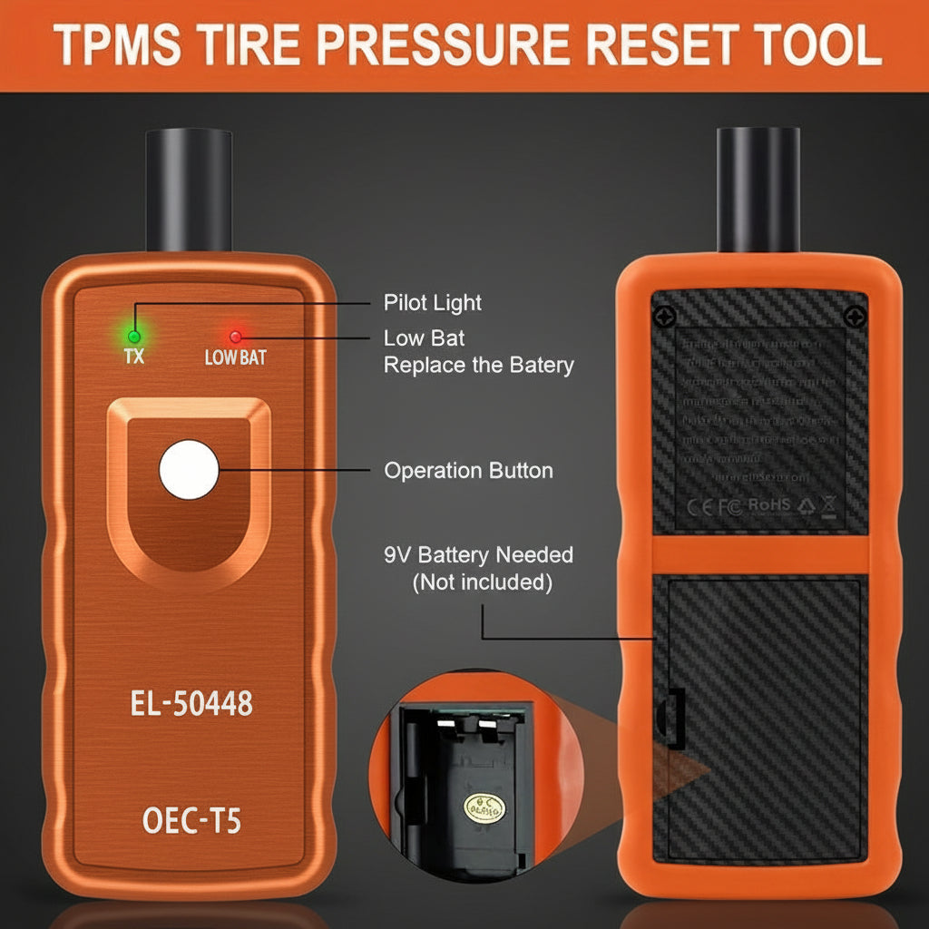 Strumento di reset TPMS, sensore di pressione dei pneumatici senza fili, dispositivo di riapprendimento