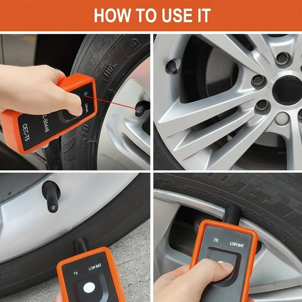 Strumento di reset TPMS, sensore di pressione dei pneumatici senza fili, dispositivo di riapprendimento