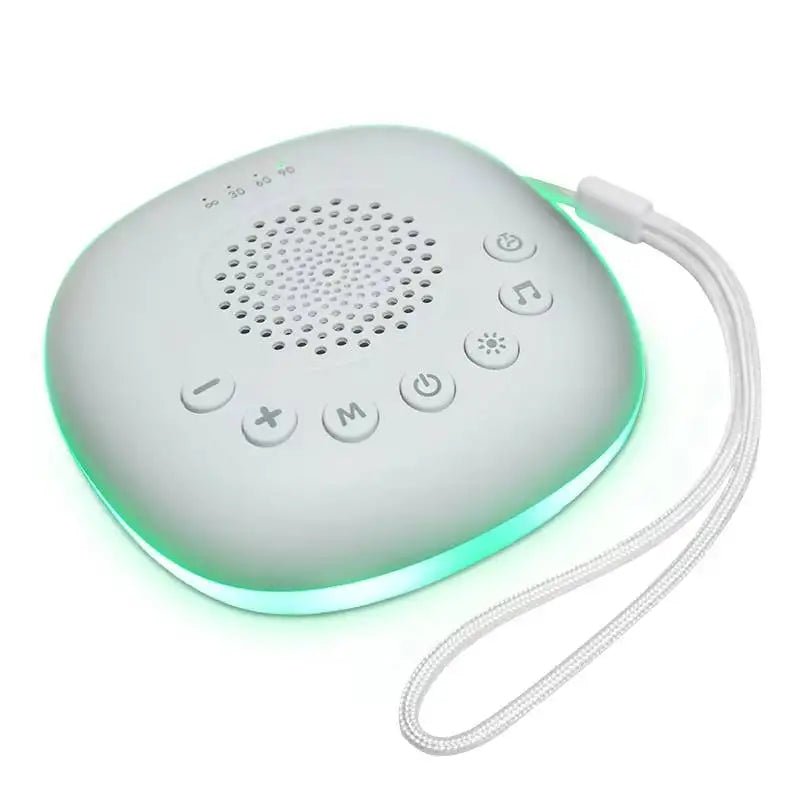 SOMNISHINE – scatola di rumore bianco portatile, con 20 suoni rilassanti e lampada notturna a LED