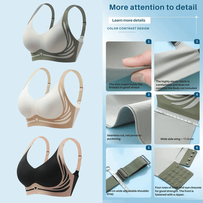 CURVANA – Reggiseno senza ferretto per comfort e sostegno durante tutto il giorno