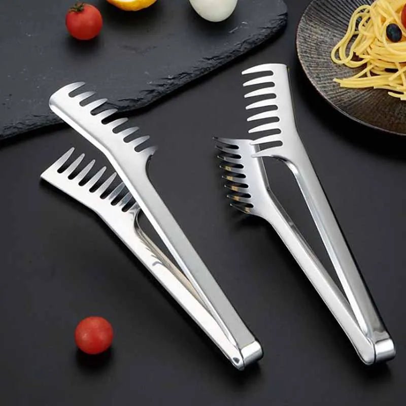 SERVEPRO – Pinze da portata ergonomiche in acciaio inossidabile per pasta e altro