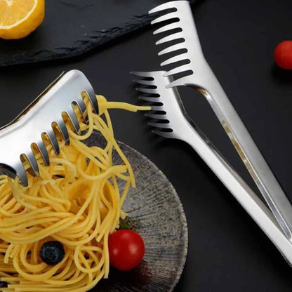 SERVEPRO – Pinze da portata ergonomiche in acciaio inossidabile per pasta e altro