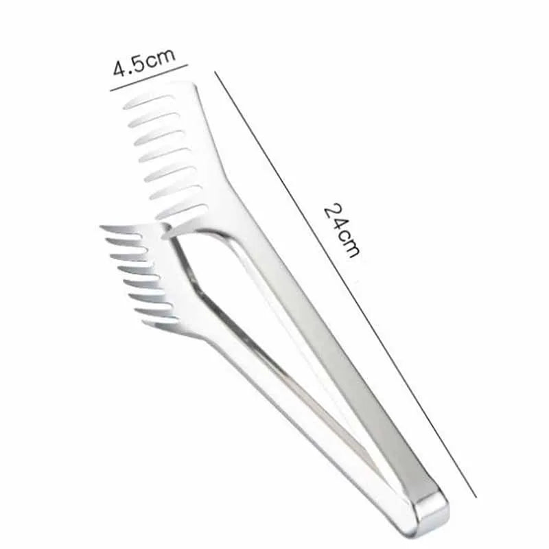 SERVEPRO – Pinze da portata ergonomiche in acciaio inossidabile per pasta e altro