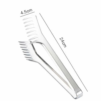 SERVEPRO – Pinze da portata ergonomiche in acciaio inossidabile per pasta e altro