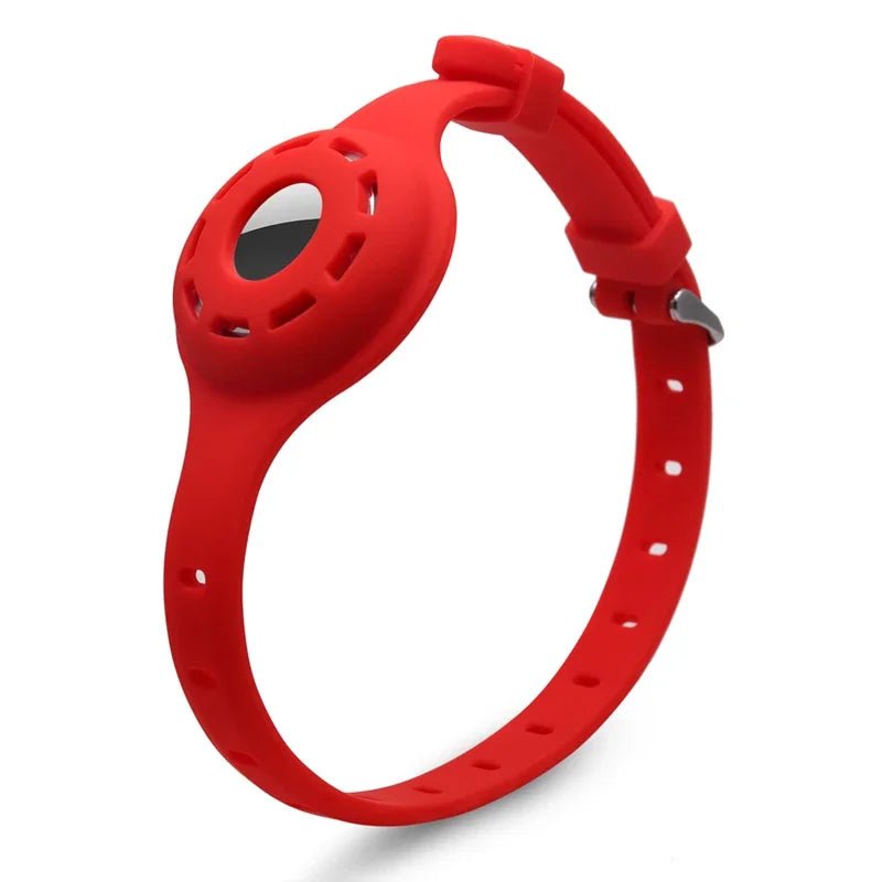 PFOTENTRACK – Collare in silicone regolabile per animali domestici con AirTag di Apple