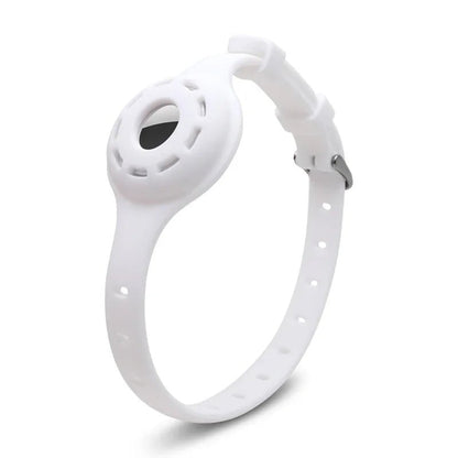 PFOTENTRACK – Collare in silicone regolabile per animali domestici con AirTag di Apple