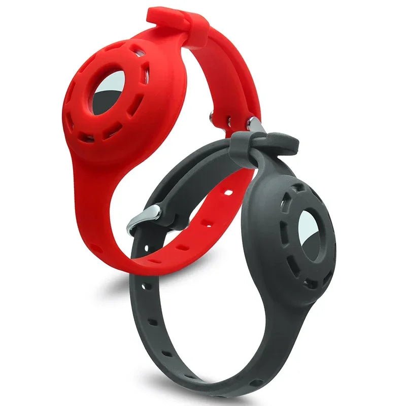 PFOTENTRACK – Collare in silicone regolabile per animali domestici con AirTag di Apple