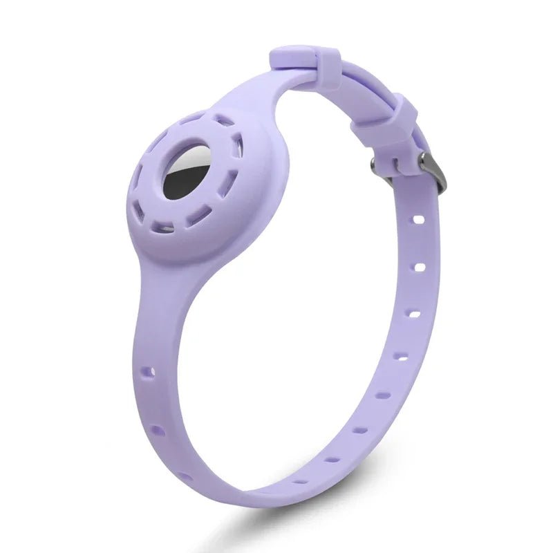 PFOTENTRACK – Collare in silicone regolabile per animali domestici con AirTag di Apple