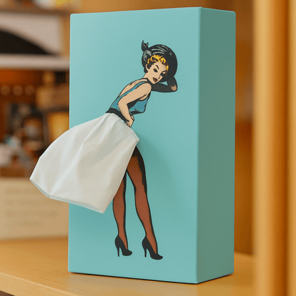 FLITTERROCK – Porta fazzoletti giocosa a forma di gonna svolazzante