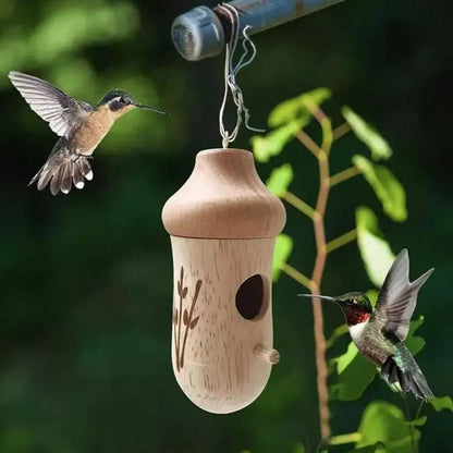 WOODPERCH – Elegante casetta per uccelli sospesa per giardino e terrazza