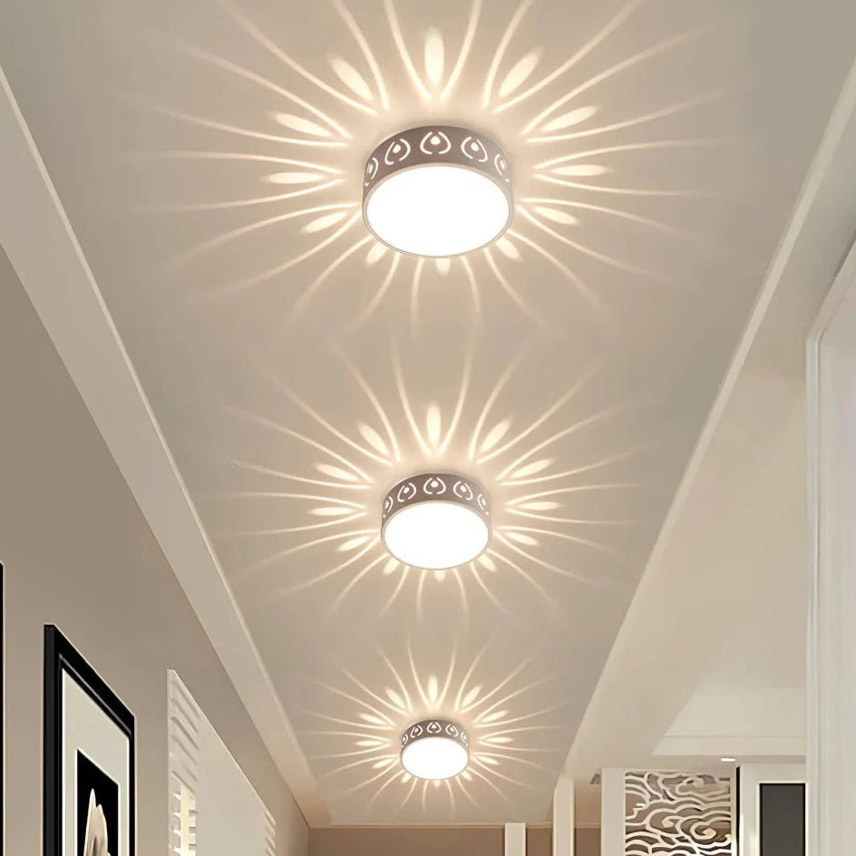 FLATGLOW – Luce LED da soffitto ultra-sottile minimalista con distribuzione equilibrata della luce