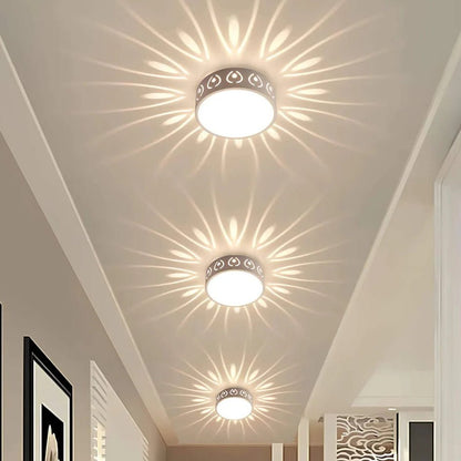 FLATGLOW – Luce LED da soffitto ultra-sottile minimalista con distribuzione equilibrata della luce