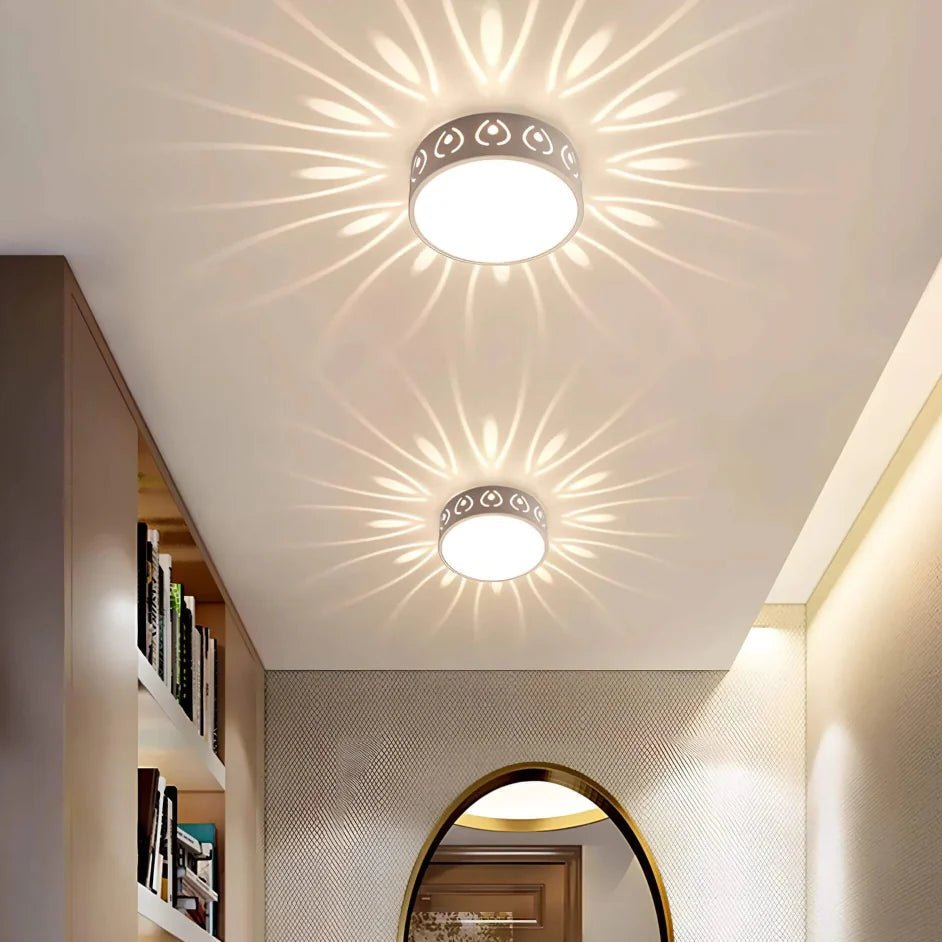 FLATGLOW – Luce LED da soffitto ultra-sottile minimalista con distribuzione equilibrata della luce