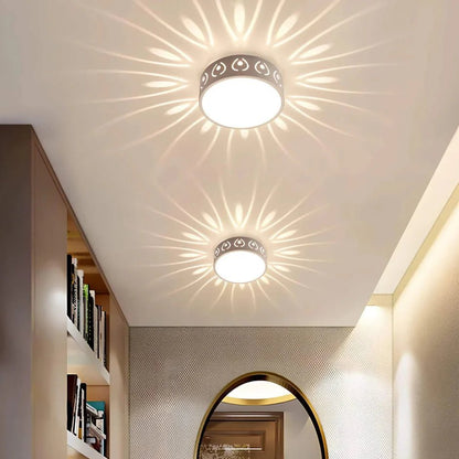 FLATGLOW – Luce LED da soffitto ultra-sottile minimalista con distribuzione equilibrata della luce