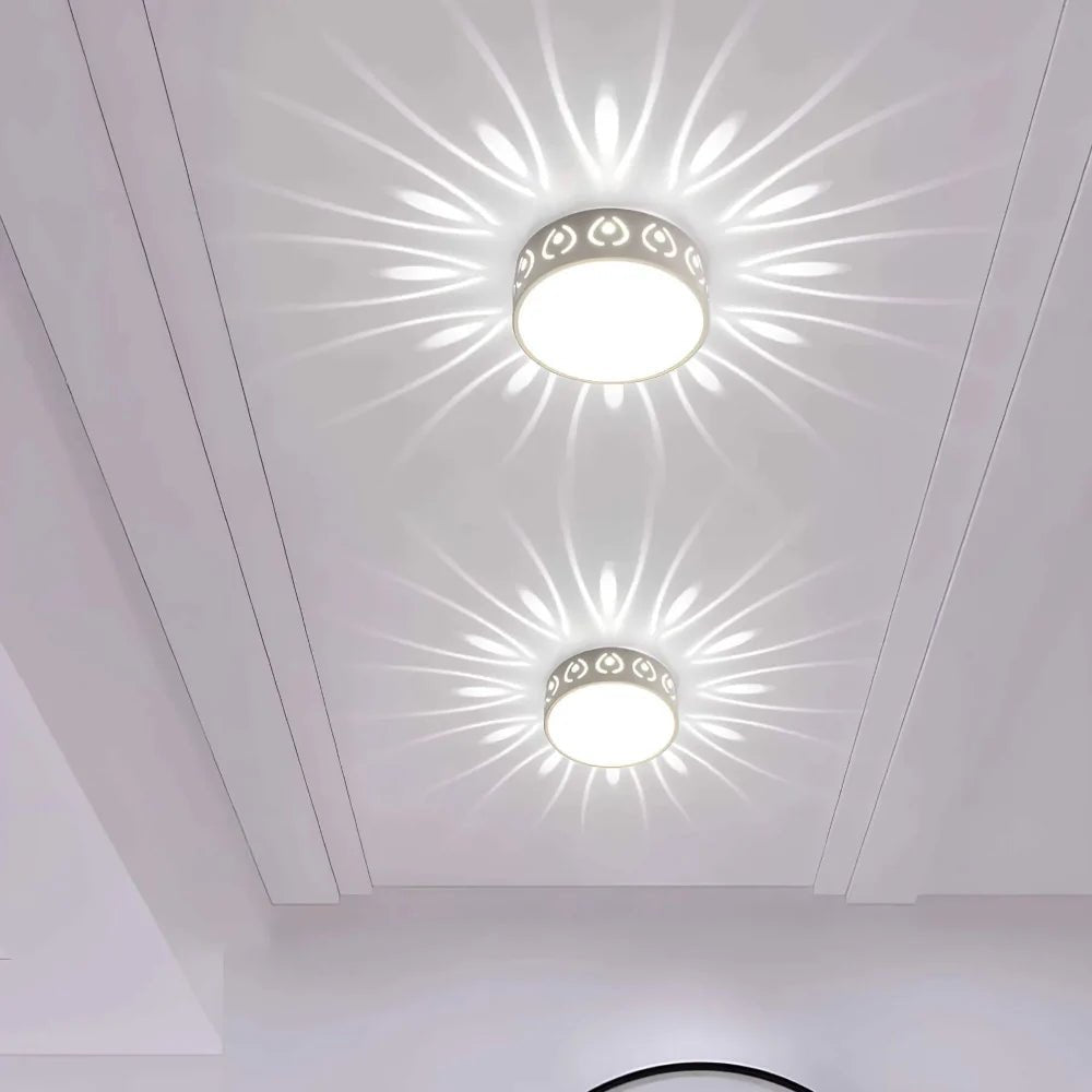 FLATGLOW – Luce LED da soffitto ultra-sottile minimalista con distribuzione equilibrata della luce