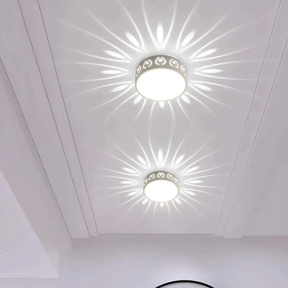 FLATGLOW – Luce LED da soffitto ultra-sottile minimalista con distribuzione equilibrata della luce