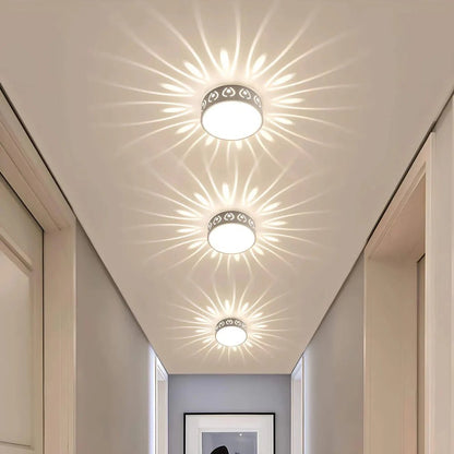 FLATGLOW – Luce LED da soffitto ultra-sottile minimalista con distribuzione equilibrata della luce