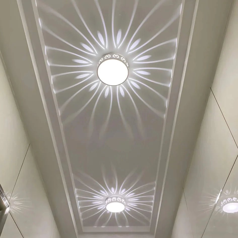 FLATGLOW – Luce LED da soffitto ultra-sottile minimalista con distribuzione equilibrata della luce