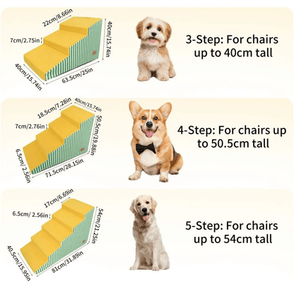 PAWGLIDE CORE – Scaletta per cani in schiuma di sostegno, con lieve inclinazione e presa sicura