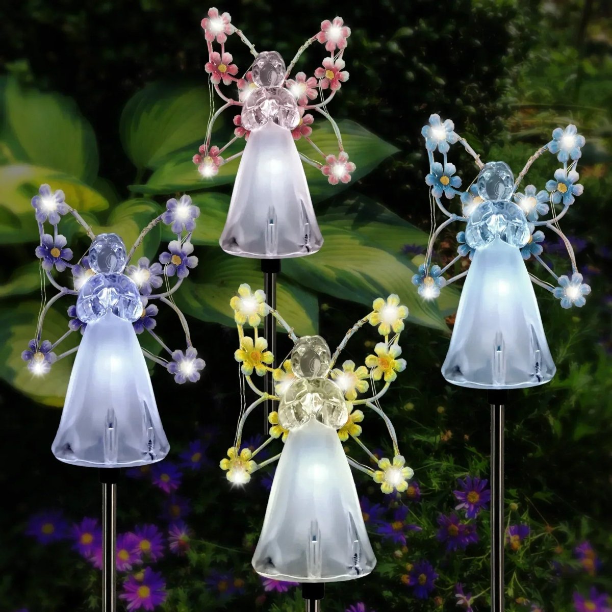SOLWING – Luce da giardino a LED con ricarica solare automatica