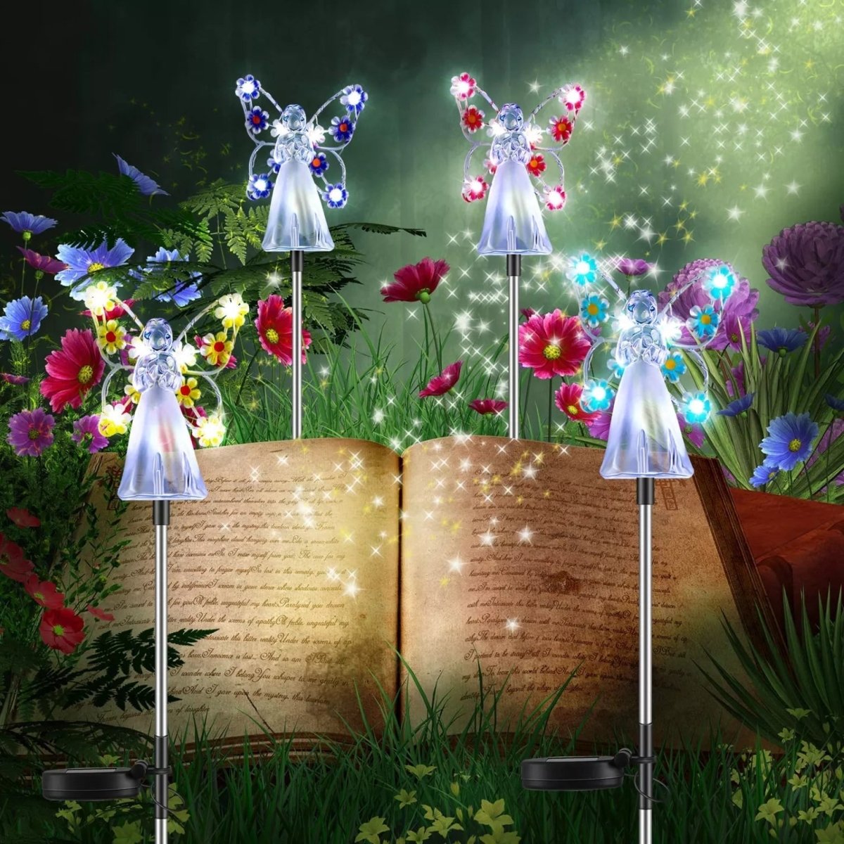 SOLWING – Luce da giardino a LED con ricarica solare automatica