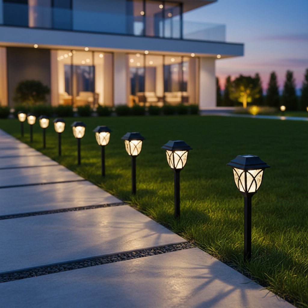 BEAMTRAIL – Luci da sentiero a LED solari per illuminazione esterna automatica
