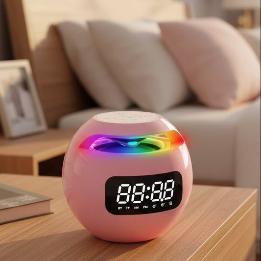 LUMICUE – Sveglia senza fili con luce ambientale e schermo chiaro