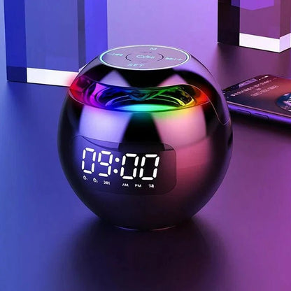 LUMICUE – Sveglia senza fili con luce ambientale e schermo chiaro