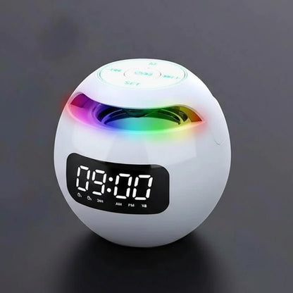 LUMICUE – Sveglia senza fili con luce ambientale e schermo chiaro