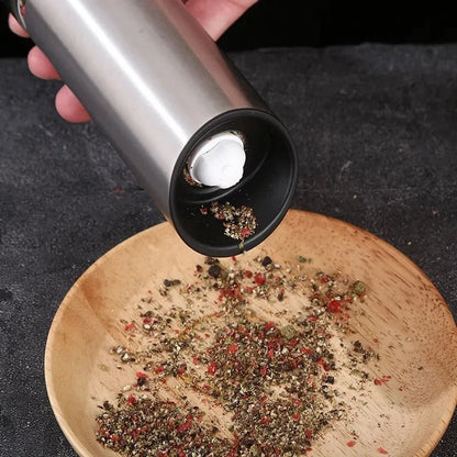SPICEPULSE – Macinapepe elettrico ricaricabile in acciaio inossidabile per insaporire facilmente