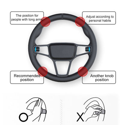 TURNFLOW – Pomello girevole ergonomico per volante per una guida fluida