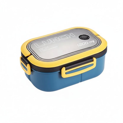 BENTOMATE – Contenitore Bento a due livelli con posate per uso quotidiano