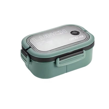 BENTOMATE – Contenitore Bento a due livelli con posate per uso quotidiano