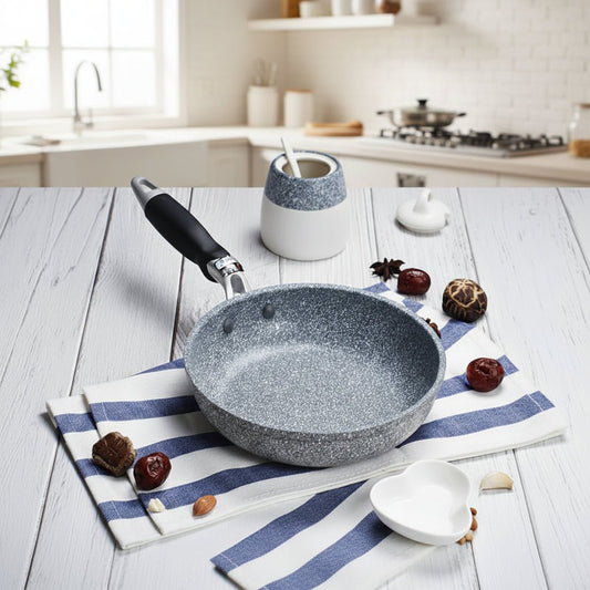 FRYZONE – Padella antiaderente leggera in alluminio con effetto pietra