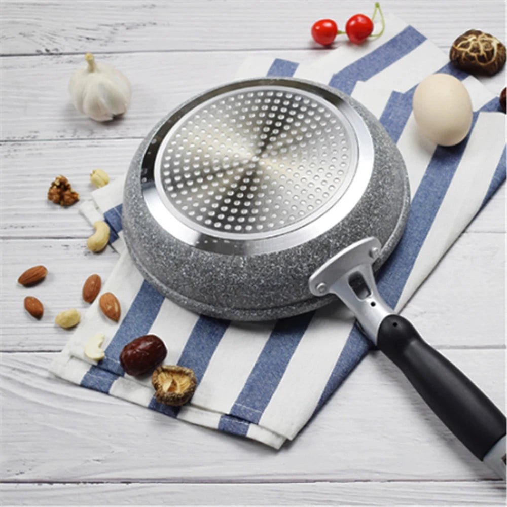 FRYZONE – Padella antiaderente leggera in alluminio con effetto pietra