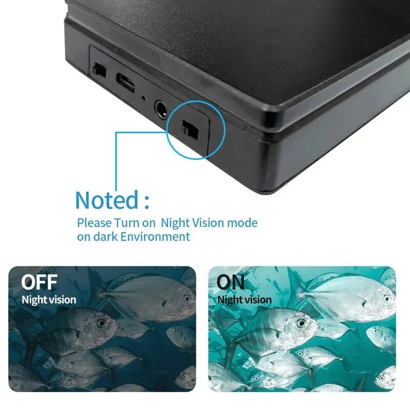 FISHVISION – Telecamera subacquea per la pesca 1080P HD, per pesca su ghiaccio e pesca in barca