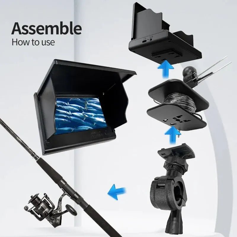 FISHVISION – Telecamera subacquea per la pesca 1080P HD, per pesca su ghiaccio e pesca in barca