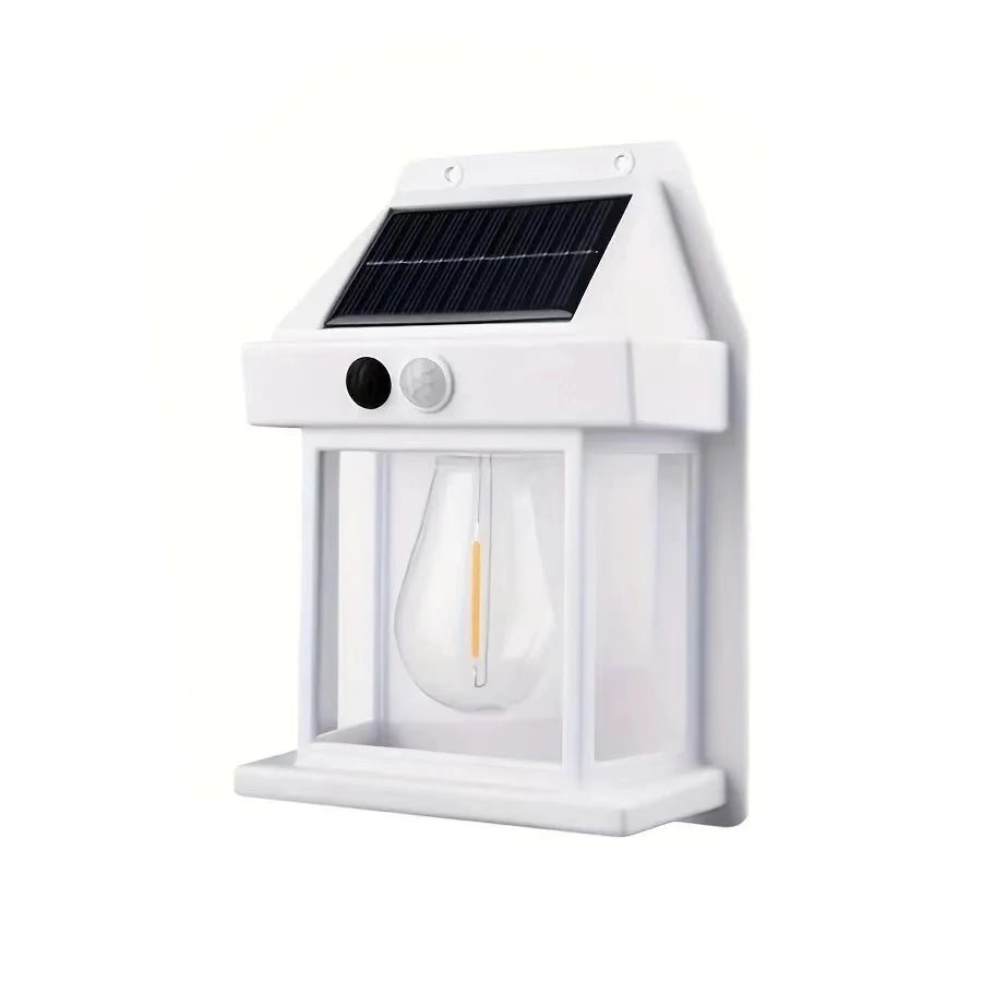 SOLARION – Luce solare LED da giardino e strada con sensore di movimento e alloggiamento resistente alle intemperie