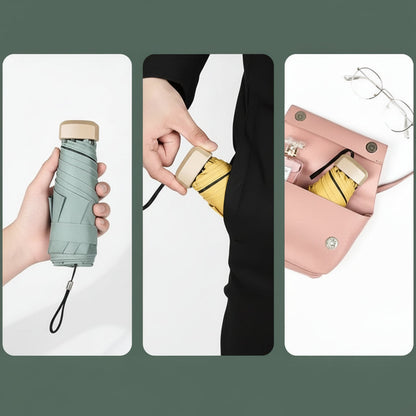 SKYPOCKET – Parasole mini ultra-compatto con protezione UV e pioggia