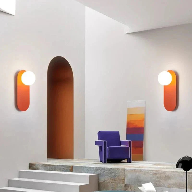 FERAVIBE – Lampada da parete in ferro colorato dallo stile nordico