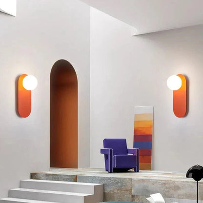 FERAVIBE – Lampada da parete in ferro colorato dallo stile nordico