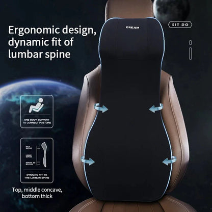 ERGOCARVE – Supporto integrato per collo e lombare dell'auto realizzato in memory foam