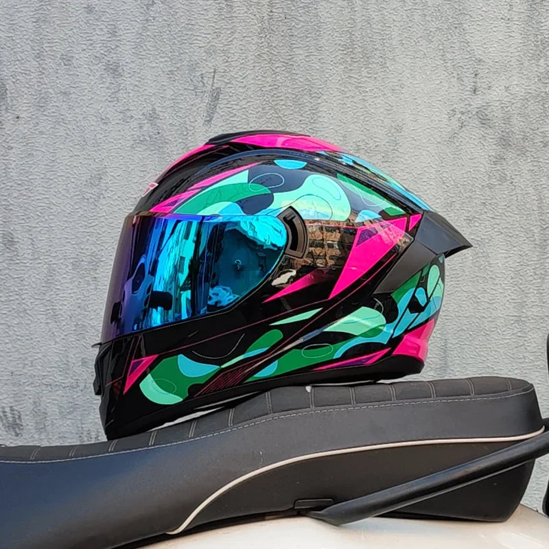 Vista frontale del casco LVS-701