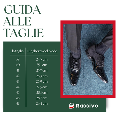Rassivo Derby Vernice Elegance – Classe e Versatilità in Similpelle