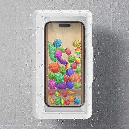 AQUAHOLD – Supporto impermeabile per smartphone girevole per bagno e cucina