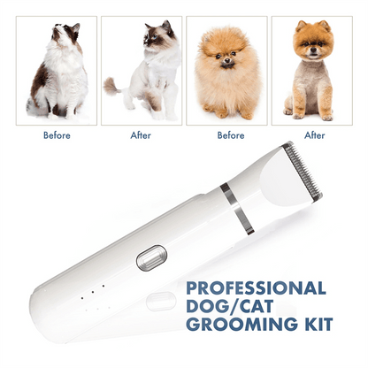 PetGroom Pro - Taglia-Pelo 4-in-1 per animali (cura del pelo e delle unghie in un unico dispositivo)